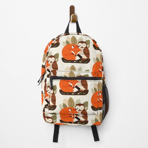 Item preview, A fox and an owl sleep together designed and sold by Design4uStudio.