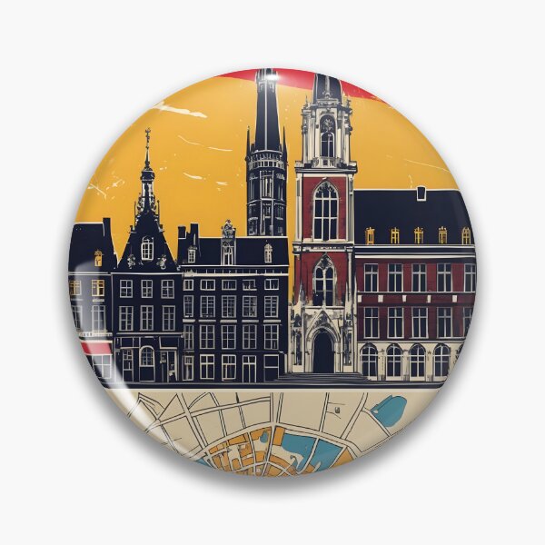 Item preview, Tournai Belgium 1950s Vintage Travel Tourism designed and sold by TravelersGems.