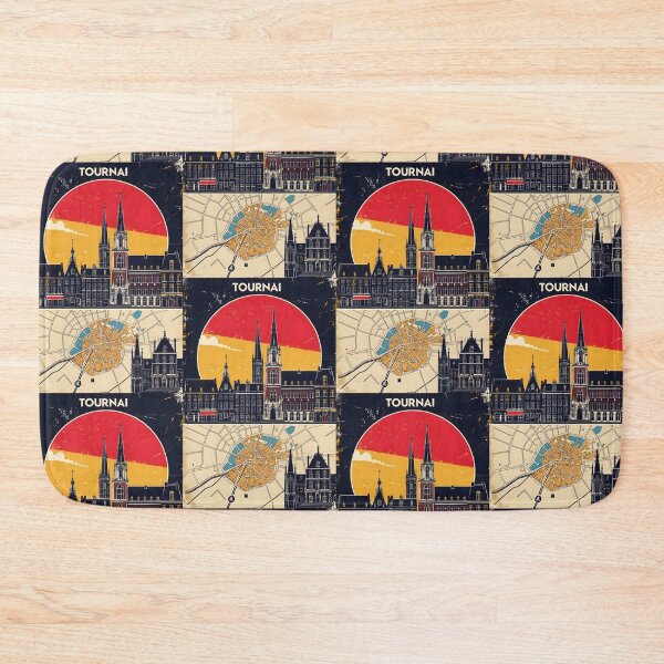 Item preview, Tournai Belgium 1950s Vintage Travel Tourism designed and sold by TravelersGems.