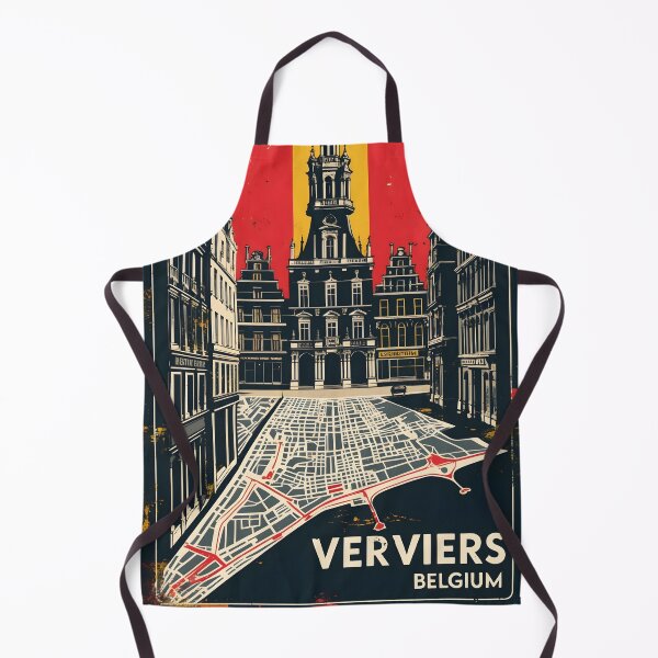 Item preview, Verviers Belgium 1950s Vintage Travel Tourism designed and sold by TravelersGems.