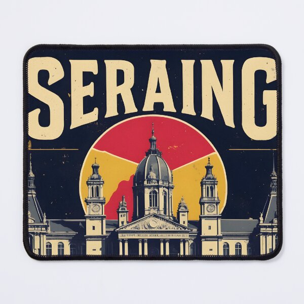 Item preview, Seraing Belgium 1950s Vintage Travel Tourism designed and sold by TravelersGems.