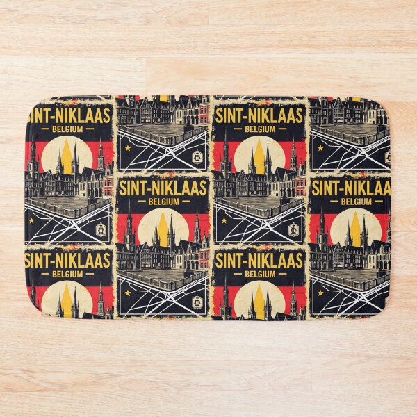 Item preview, Sint Niklaas Belgium 1950s Vintage Travel Tourism designed and sold by TravelersGems.