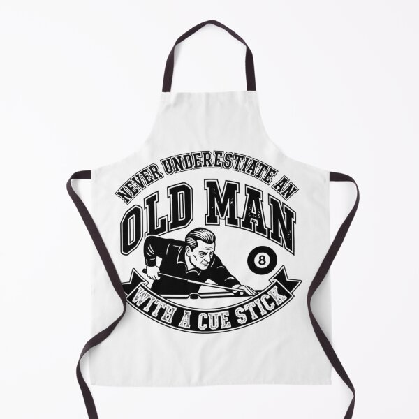 Item preview, Never Underestimate An Old Man With A Cue Stick – Vintage Billiards Humor Design for Pool Players & Snooker Lovers designed and sold by JustCrafted.