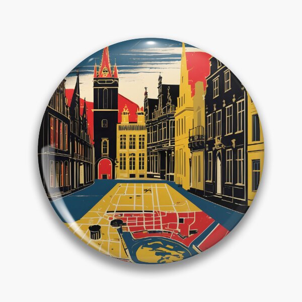 Item preview, Aalst Belgium 1950s Vintage Travel Tourism designed and sold by TravelersGems.