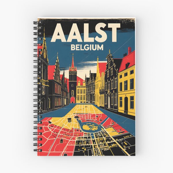 Item preview, Aalst Belgium 1950s Vintage Travel Tourism designed and sold by TravelersGems.