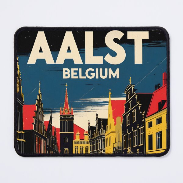 Item preview, Aalst Belgium 1950s Vintage Travel Tourism designed and sold by TravelersGems.