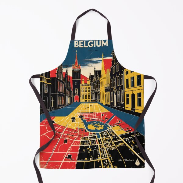 Item preview, Aalst Belgium 1950s Vintage Travel Tourism designed and sold by TravelersGems.