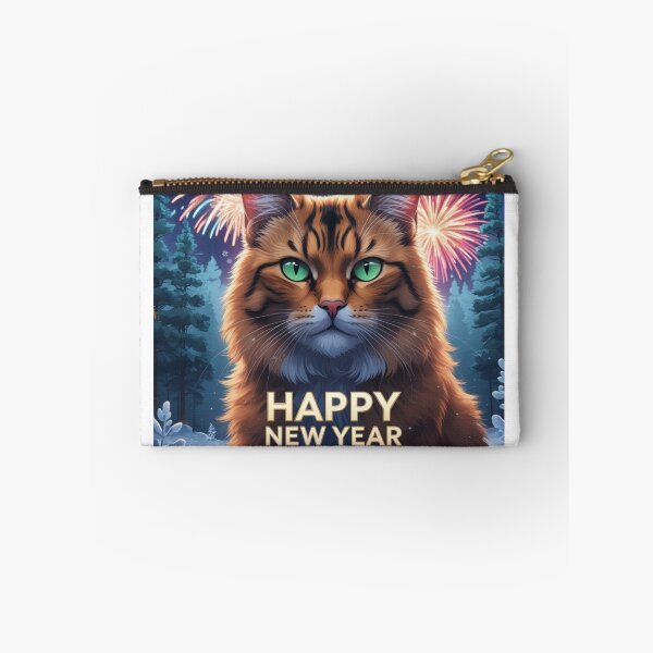 Item preview, Cat with Happy New Year 2025 greetings. designed and sold by evanurozi.