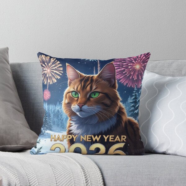Item preview, Cat with Happy New Year 2025 greetings. designed and sold by evanurozi.