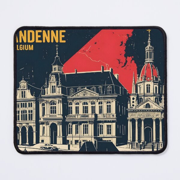 Item preview, Andenne Belgium 1950s Vintage Travel Tourism designed and sold by TravelersGems.