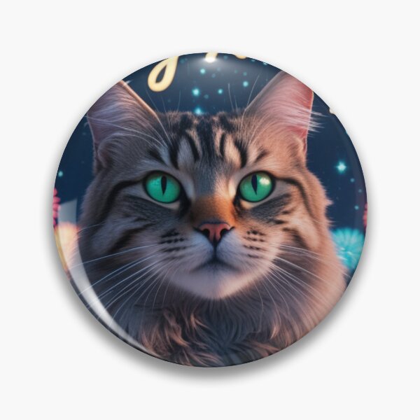 Item preview, Cat with Happy New Year 2025 greetings designed and sold by evanurozi.