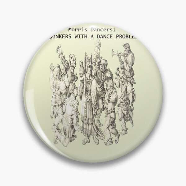 Item preview, Morris Dancers Drinkers With A Dance Problem Medieval Art designed and sold by taiche.