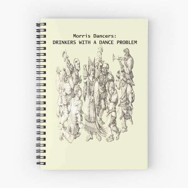 Item preview, Morris Dancers Drinkers With A Dance Problem Medieval Art designed and sold by taiche.