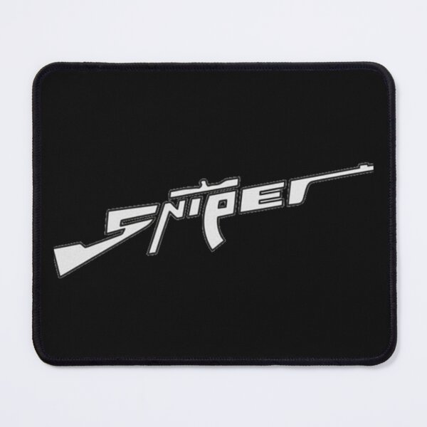 Item preview, Sniper Rifle Typography Design designed and sold by TextAura™.