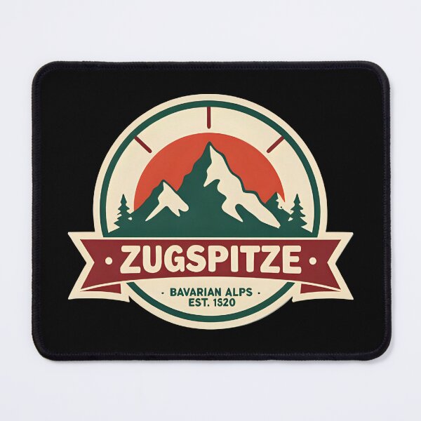 Item preview, Zugspitze Mountain Shirt | Germany's Highest Peak 2962m | Bavarian Alps Hiking Tee designed and sold by Aesthynova.