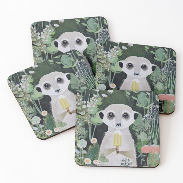 Item preview, MEERKAT ENJOYING a POPSICLE illustration .1 designed and sold by lautir.