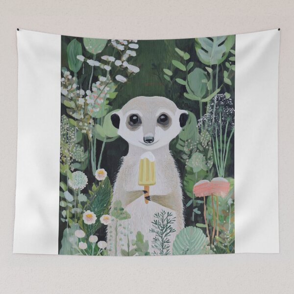 Item preview, MEERKAT ENJOYING a POPSICLE illustration .1 designed and sold by lautir.