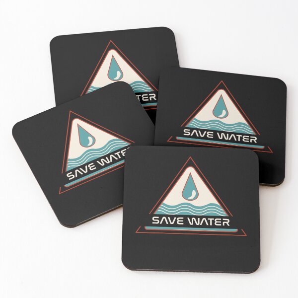 Item preview, Retro Style Save Water Patch designed and sold by CapriCreatives.