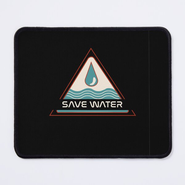 Item preview, Retro Style Save Water Patch designed and sold by CapriCreatives.