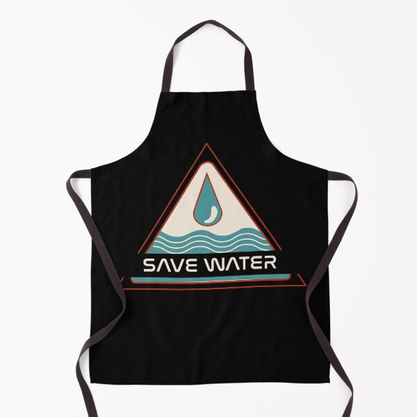 Item preview, Retro Style Save Water Patch designed and sold by CapriCreatives.