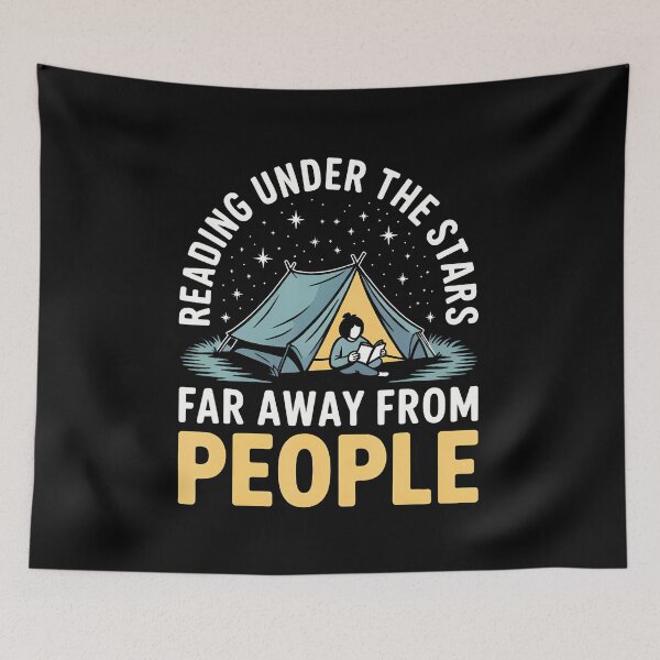 Item preview, Reading Under The Stars Far Away From People Book Lover designed and sold by KristyCharleen.