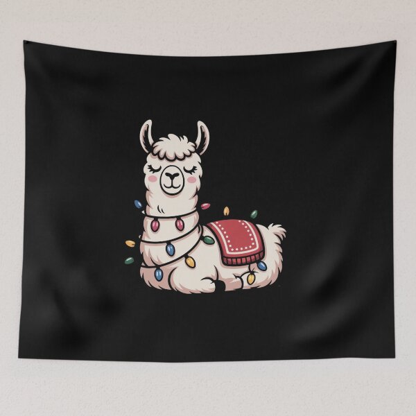 Item preview, Tired Llama – “No Drama, Just Sleep” | Cute Sleepy Christmas Llama Design designed and sold by ColorSplash123.