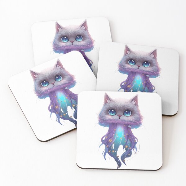 Item preview, Celestial Starfall Kitty designed and sold by EsolinNova.