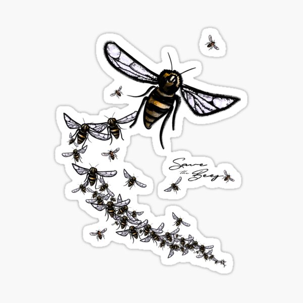Save the Bees Sticker