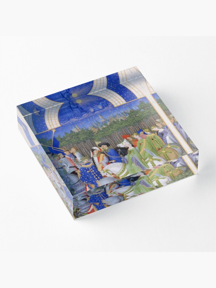 Alternate view of Les Très Riches Heures du duc de Berry 15th Century by Frères de Limbourg Acrylic Block