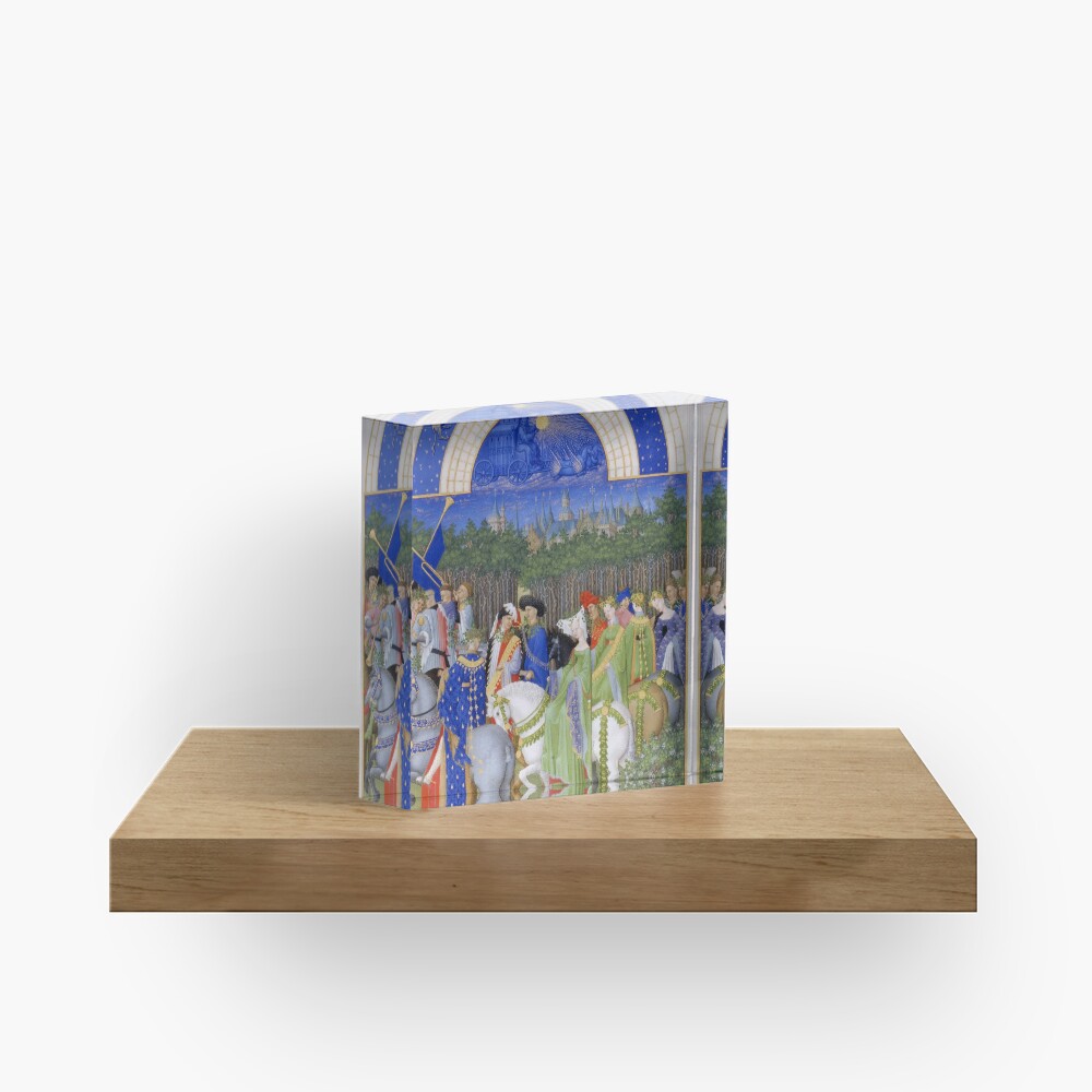 Les Très Riches Heures du duc de Berry 15th Century by Frères de Limbourg Acrylic Block
