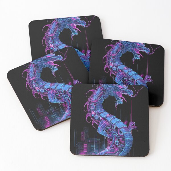 Item preview, Cyberpunk Dragon Circuit designed and sold by NovaOtaku.