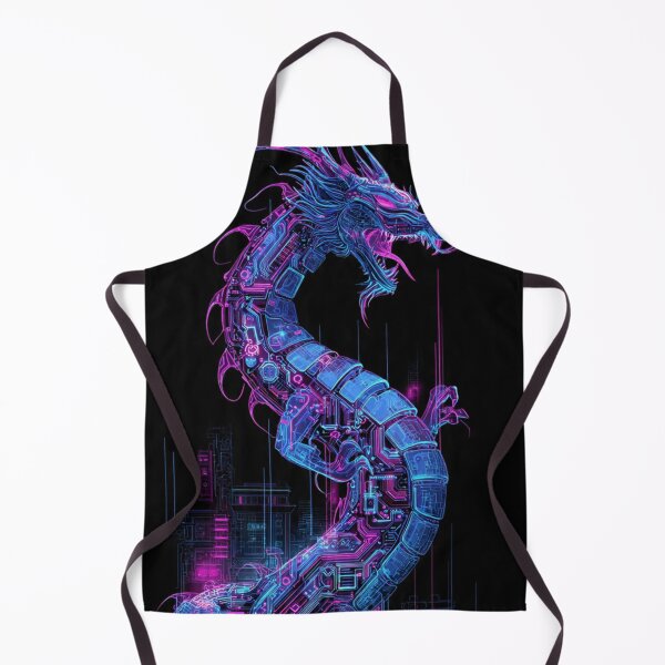 Item preview, Cyberpunk Dragon Circuit designed and sold by NovaOtaku.