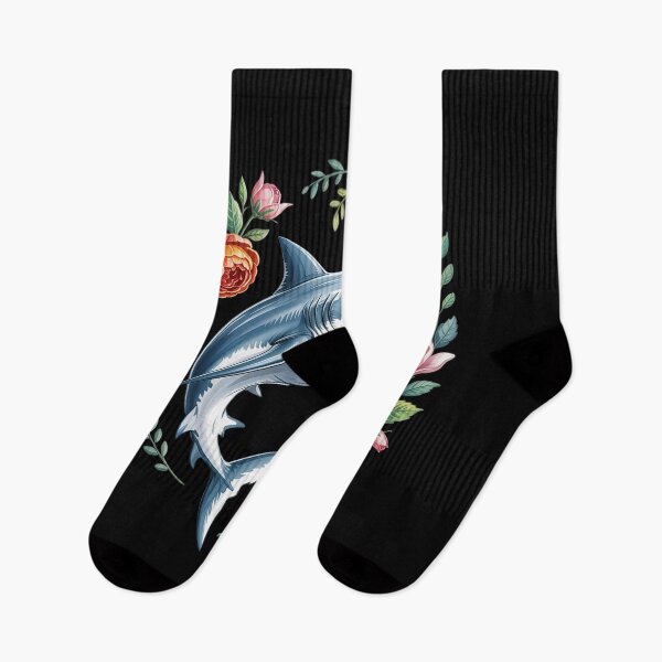 Item preview, Shark Floral  designed and sold by THagBlue.