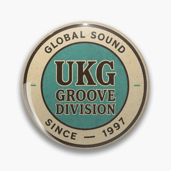 Item preview, UKG Groove Division – Vintage UK Garage Badge designed and sold by |TRSSHOP|.