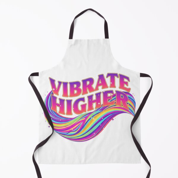 Item preview, VIBRATE HIGHER T-shirt | Good Vibes, Spiritual Energy & Retro Aesthetic Tee designed and sold by MINIMA.LIGN.