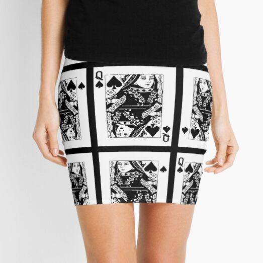 QUEEN OF SPADES Mini Skirt