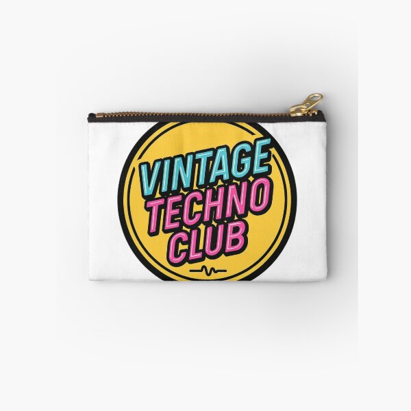 Item preview, Vintage Techno Club – Retro Rave Logo designed and sold by |TRSSHOP|.