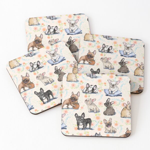 Item preview, Frenchie Floral designed and sold by Luci Power.