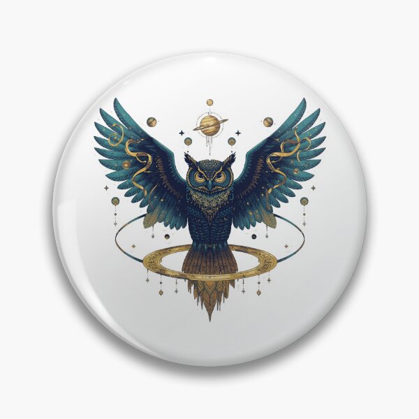 Item preview, Cosmic Guardian Owl designed and sold by EsolinNova.