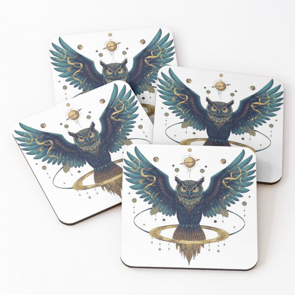 Item preview, Cosmic Guardian Owl designed and sold by EsolinNova.
