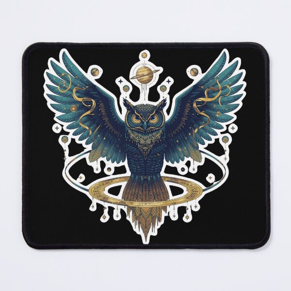 Item preview, Cosmic Guardian Owl designed and sold by EsolinNova.