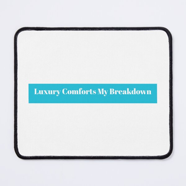 Item preview, Luxury Comforts..– Funny Aesthetic Typography T-Shirt designed and sold by Punishirt-A.X.T.L.