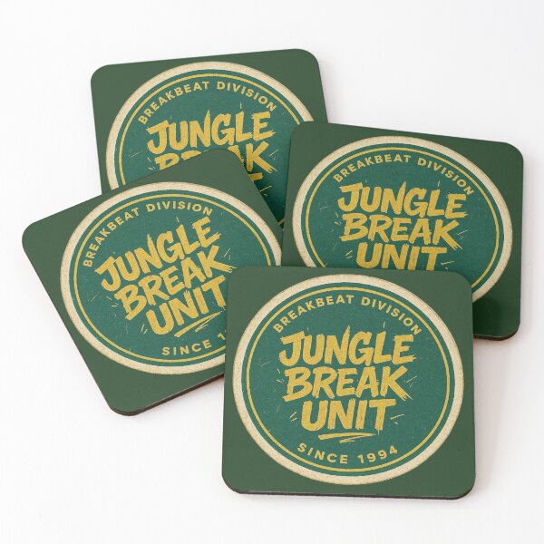 Item preview, Jungle Break Unit – Oldschool Jungle & DnB Badge designed and sold by |TRSSHOP|.