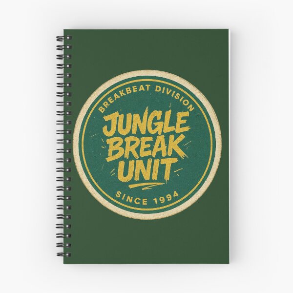 Item preview, Jungle Break Unit – Oldschool Jungle & DnB Badge designed and sold by |TRSSHOP|.