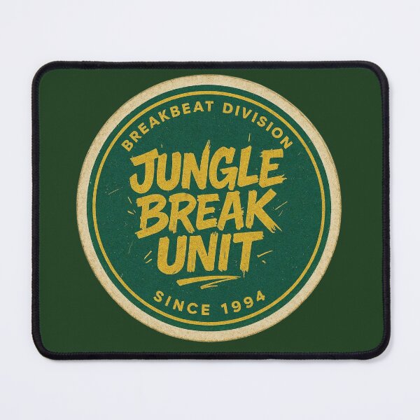 Item preview, Jungle Break Unit – Oldschool Jungle & DnB Badge designed and sold by |TRSSHOP|.