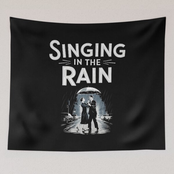 Item preview, tap dance, broadway musical, singing in the rain, vintage musical, musical theater, retro dance, broadway tap, theater performance, classic musical theater, dance performance designed and sold by KristyCharleen.