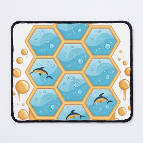 Item preview, Dolphins Living in Beehives designed and sold by Fabrifrank.