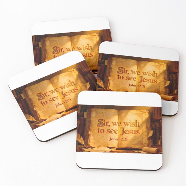 Item preview, We Wish to See Jesus:  John 12:21 designed and sold by Eric's Digital Artistry.