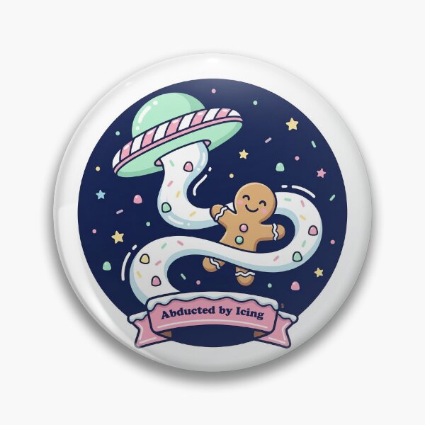 Item preview, Abducted by Icing — Frosting Ribbon Beam, Kawaii UFO designed and sold by gstevensonart.