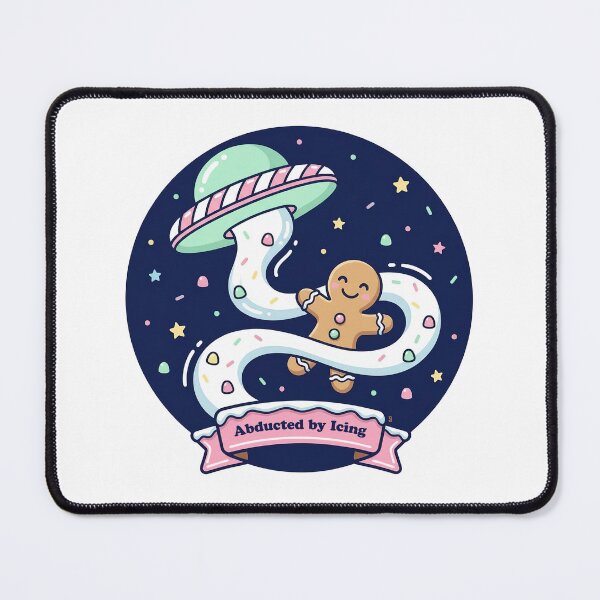 Item preview, Abducted by Icing — Frosting Ribbon Beam, Kawaii UFO designed and sold by gstevensonart.